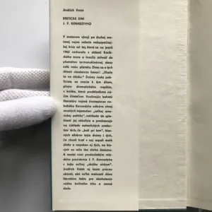 Kritické dni J. F. Kennedyho, Jindřich Volek