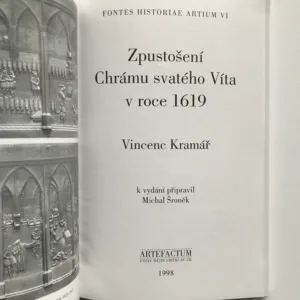 Zpustošení Chrámu svatého Víta v roce 1619, Vincenc Kramář