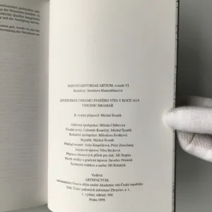 Zpustošení Chrámu svatého Víta v roce 1619, Vincenc Kramář