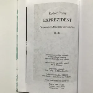 Exprezident 1-3 (Vzpomínky Antonína Novotného), Rudolf Černý