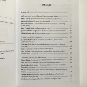 Dvacet let Senátu Parlamentu České republiky v souvislostech, Jan Kysela