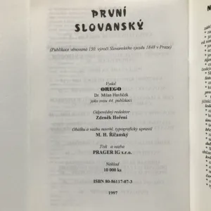 První Slovanský 1848-1998, Zdeněk Hoření
