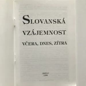 Slovanská vzájemnost včera dnes a zítra, Zdeněk Hoření