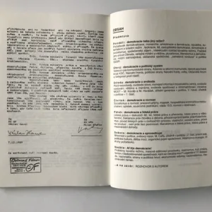 Proč to prasklo aneb hovory o demokracii a „Sametové revoluci“, Oskar Krejčí