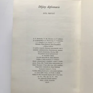 Dějiny diplomacie, V. M. Chvostov, V. S. Semjonov, S. D. Skazkin, V. A. Zorin