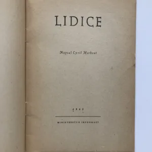Lidice, Cyril Merhout