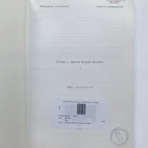 Čítanka k obecným dějinám novověku 1, Otto Zwettler