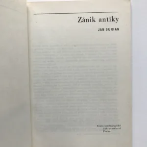 Zánik Antiky, Jan Burian