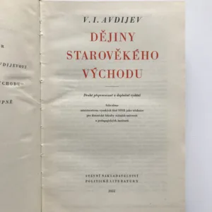 Dějiny starověkého východu, V. I. Avdijev