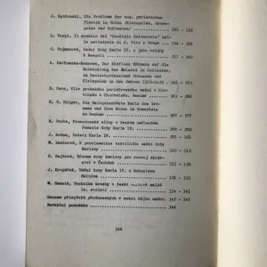 Mezinárodní vědecká konference Doba Karla IV. v dějinách národů ČSSR (Materiály ze sekce dějin umění)