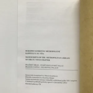 Rukopisy knihovny Metropolitní kapituly u sv. Víta, Marie Kostílková