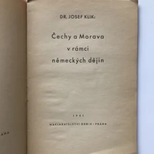 Čechy a Morava v rámci německý dějin, Josef Klik