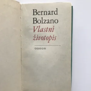 Vlastní životopis, Bernard Bolzano