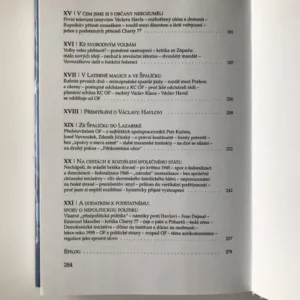 Devětaosmdesátý (Vzpomínky a přemýšlení. Krédo), Petr Pithart