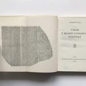Výbor z mladší literatury egyptské, František Lexa