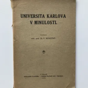 Universita Karlova v minulosti, Václav Novotný