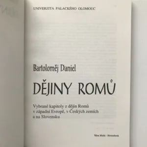 Dějiny Romů (Vybrané kapitoly z dějin Romů v západní Evropě, v Českých zemích a na Slovensku), Bartoloměj Daniel