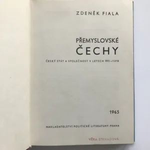 Přemyslovské Čechy (Český stát a společnost v letech 995-1310), Zdeněk Fiala