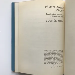 Přemyslovské Čechy (Český stát a společnost v letech 995-1310), Zdeněk Fiala