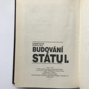 Budování státu 1-4, Ferdinand Peroutka