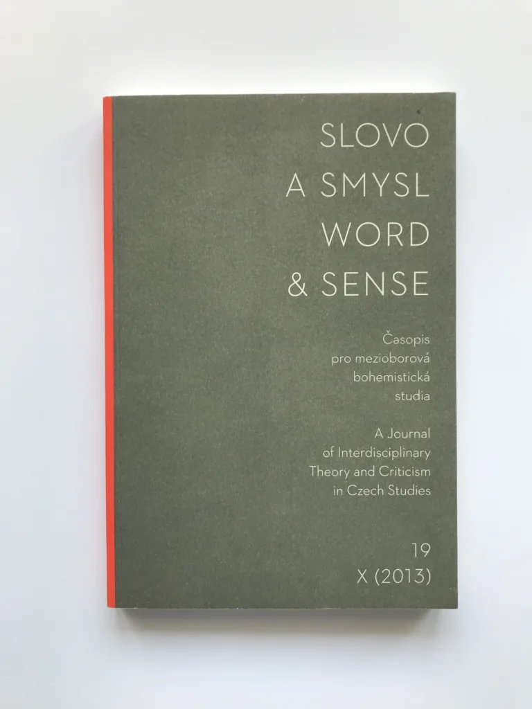 Slovo a smysl 19 (Časopis pro mezioborová bohemistická studia)