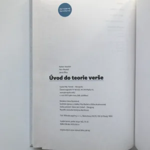 Úvod do teorie verše, Robert Ibrahim, Petr Plecháč, Jakub Říha