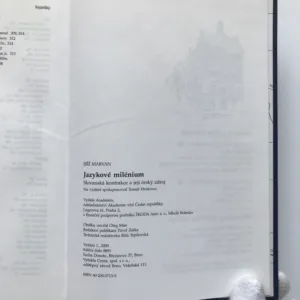 Jazykové milénium (Slovanská kontrakce a její český zdroj), Jiří Marvan