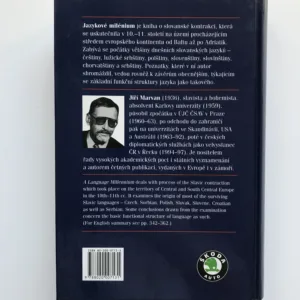 Jazykové milénium (Slovanská kontrakce a její český zdroj), Jiří Marvan