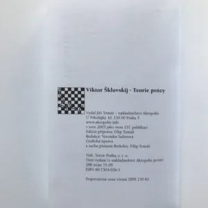Teorie prózy, Viktor Šklovskij