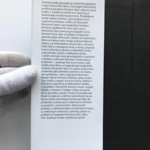 Úvod do studia genologie (Teorie literárního žánru a žánrová krajina), Pavel Šidák