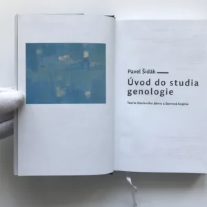 Úvod do studia genologie (Teorie literárního žánru a žánrová krajina), Pavel Šidák