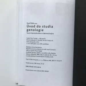 Úvod do studia genologie (Teorie literárního žánru a žánrová krajina), Pavel Šidák