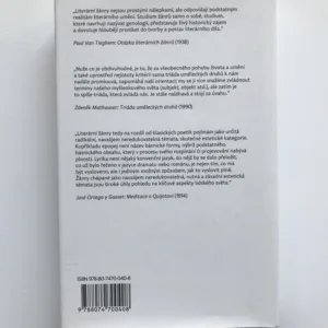 Úvod do studia genologie (Teorie literárního žánru a žánrová krajina), Pavel Šidák