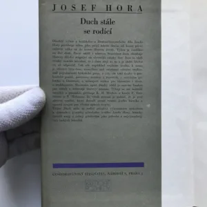 Duch stále se rodící, Josef Hora