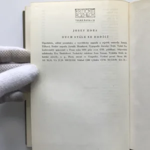 Duch stále se rodící, Josef Hora