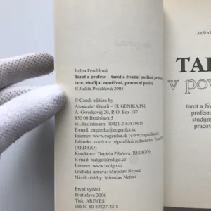Tarot v povolání, Judita Peschlová