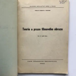 Teorie a praxe filmového obrazu, Ludvík Baran