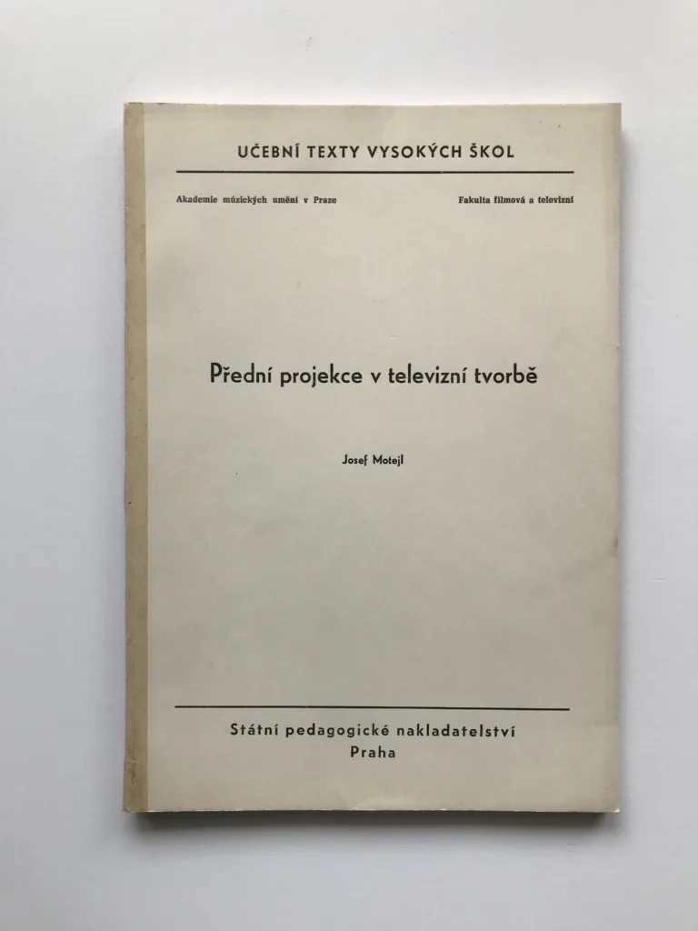 Přední projekce v televizní tvorbě, Josef Motejl