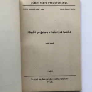 Přední projekce v televizní tvorbě, Josef Motejl