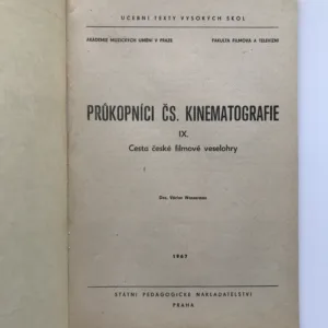 Průkopníci čs. kinematografie IX. (Cesta české filmové veselohry), Václav Wasserman
