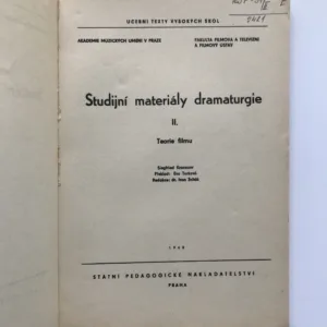 Studijní materiály dramaturgie II. (Teorie filmu), Siegfried Kracauer