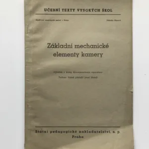 Základní mechanické elementy kamery, Josef Motejl