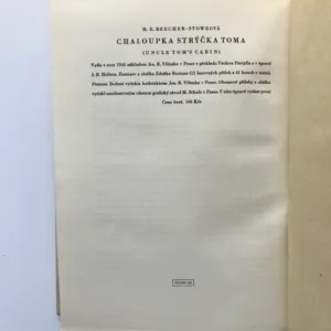 Chaloupka strýčka Toma, H. E. Beecher-Stoweová, Zdeněk Burian