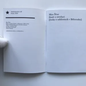 Statě o revoluci (česky o událostech v Bělorusku), Max Ščur