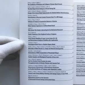 Human Biomechanics 2010, Proceedings, Lukáš Čapek, kolektiv autorů
