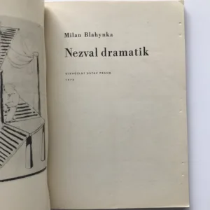 Nezval dramatik, Milan Blahynka