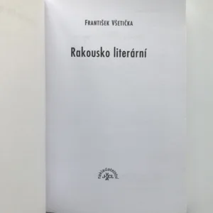 Rakousko literární, František Všetička