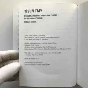 Tíseň tmy aneb halasovské interpretace po roce 1948, Michal Bauer
