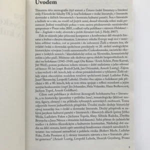 Šoa v české literatuře a v kulturní paměti, Jiří Holý, Petr Málek, Michael Špirit, Filip Tomáš