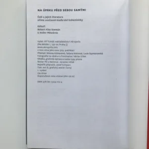 Na úprku před sebou samými (Češi a jejich literatura očima současné maďarské bohemistiky), Róbert Kiss Szemán, Andor Mészáros